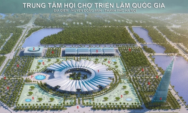 Sắp có trung tâm hội chợ triển lãm lớn nhất châu Á tại Hà Nội